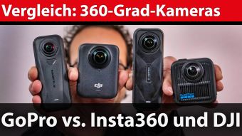 GoPro, DJI und Insta360: Wer baut die beste 360-Grad-Kamera?