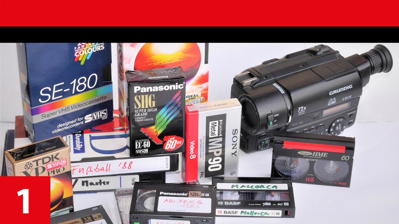 Ratgeber: Analog-Bildquellen in digitale Videos integrieren - analoge Videos